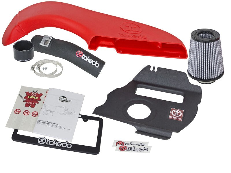 AFE Takeda Stage-2 Cold Air Intakes - aFe Takeda Stage 2 Pro Dry S Cold Air Intake System 15-17 Subaru STI H4-2.5L (t)