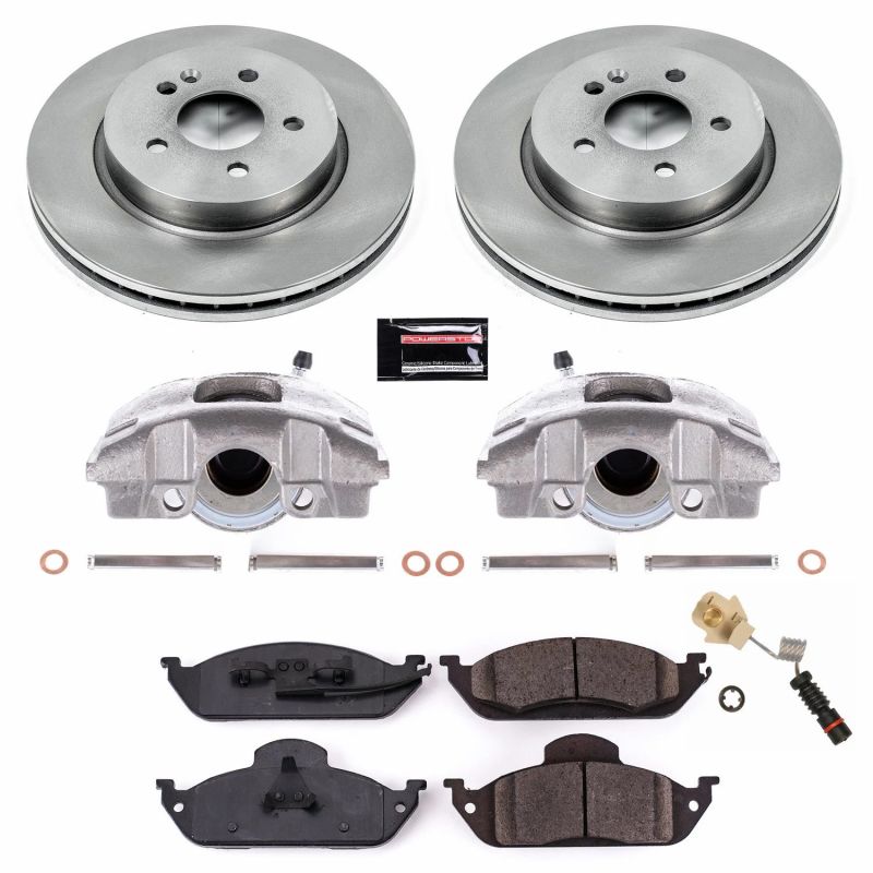 PSB Autospecialty Kit w/Cals - Power Stop 98-03 Mercedes-Benz ML320 Front Autospecialty Brake Kit w/Calipers