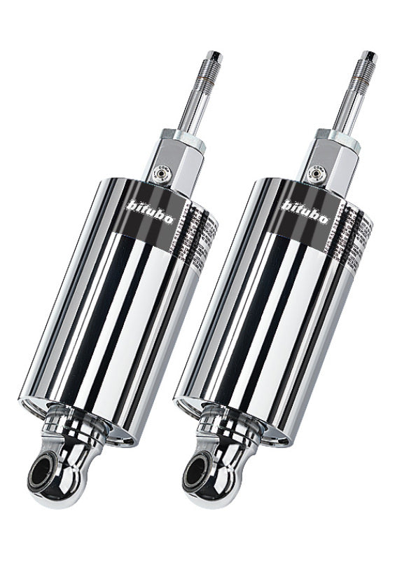 BIT HMG1 Twinshocks - Bitubo HMG1 Twinshocks Adjustable: Spring Preload, Compression, Length, Black Spring