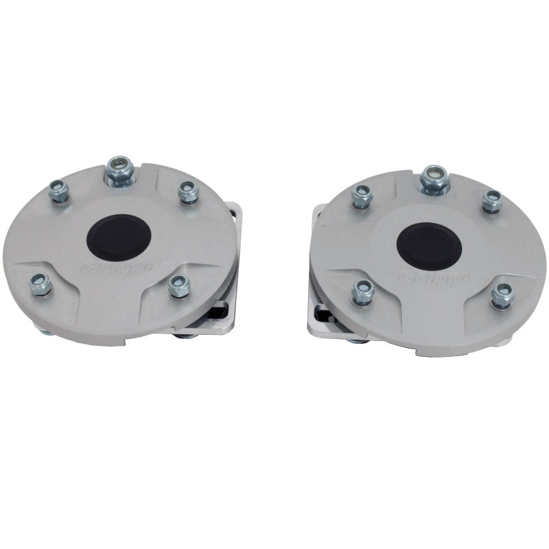 BBK Caster Camber Plate Kit - BBK 11-14 Ford Mustang Caster Camber Plates (No Strut Bearings or Hardware)