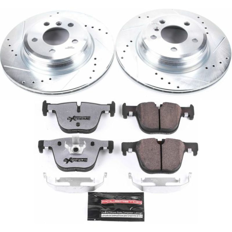 PSB Z26 Street Warrior Kit - Power Stop 15-16 BMW 328i xDrive Rear Z26 Street Warrior Brake Kit