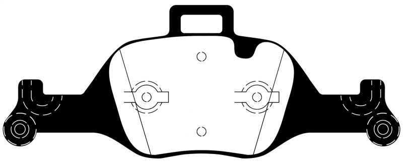 EBC Ultimax2 Brake Pad Sets - EBC 17+ BMW 530 2.0L Turbo (G30) Ultimax Front Brake Pads