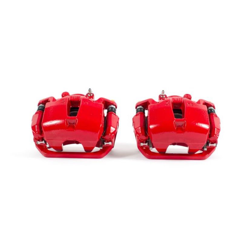 PSB Red Calipers - Power Stop 03-05 Infiniti FX35 Front Red Calipers w/Brackets - Pair