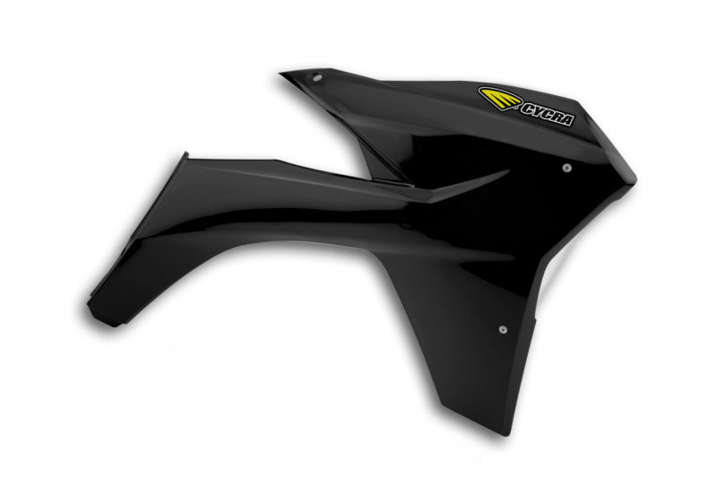 CYC Radiator Shroud - Cycra 11-13 KTM 125-500 SX/XC/SX-F/XC-F/XC-W/XCF-W/EXC-F Powerflow Radiator Shrouds - Black