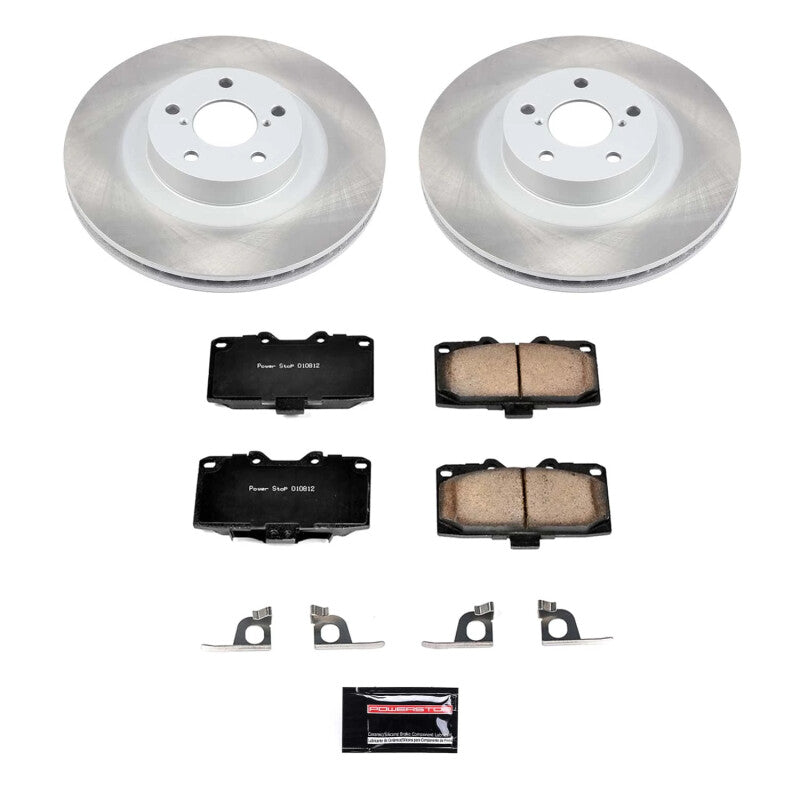 PSB Semi-Coated Rotor Kits - Power Stop 06-07 Subaru Impreza Front Semi-Coated Rotor Kit