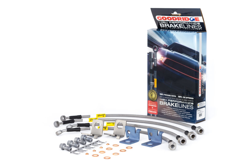 GR G-Stop Brake Line Kits - Goodridge 05 Corvette C6 Brake Lines