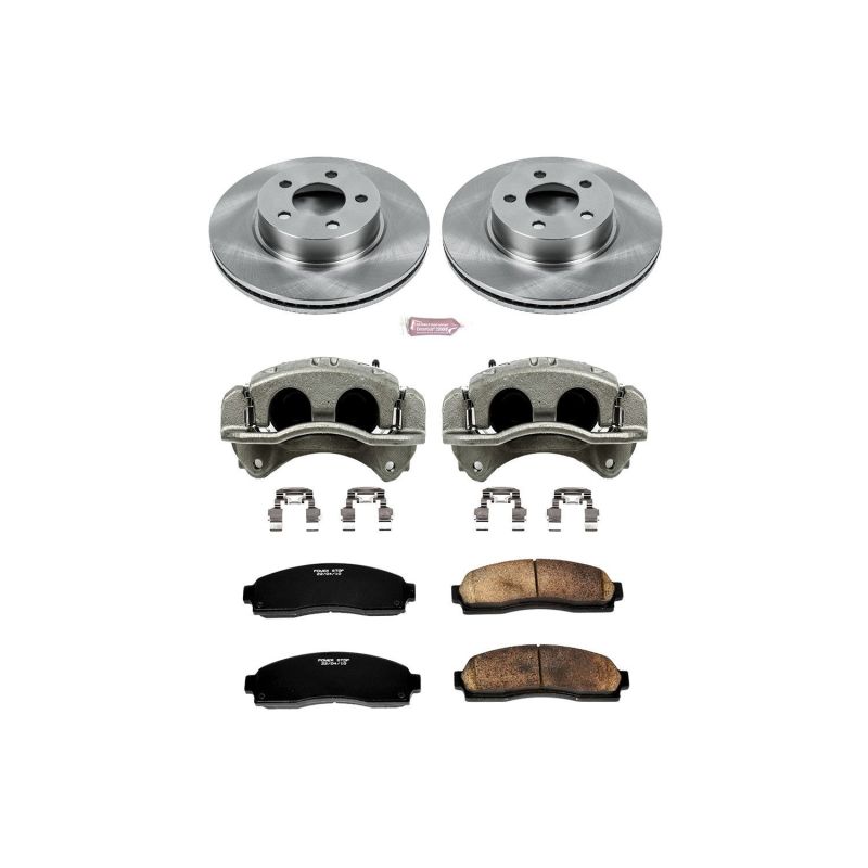 PSB Autospecialty Kit w/Cals - Power Stop 01-03 Ford Explorer Sport Front Autospecialty Brake Kit w/Calipers