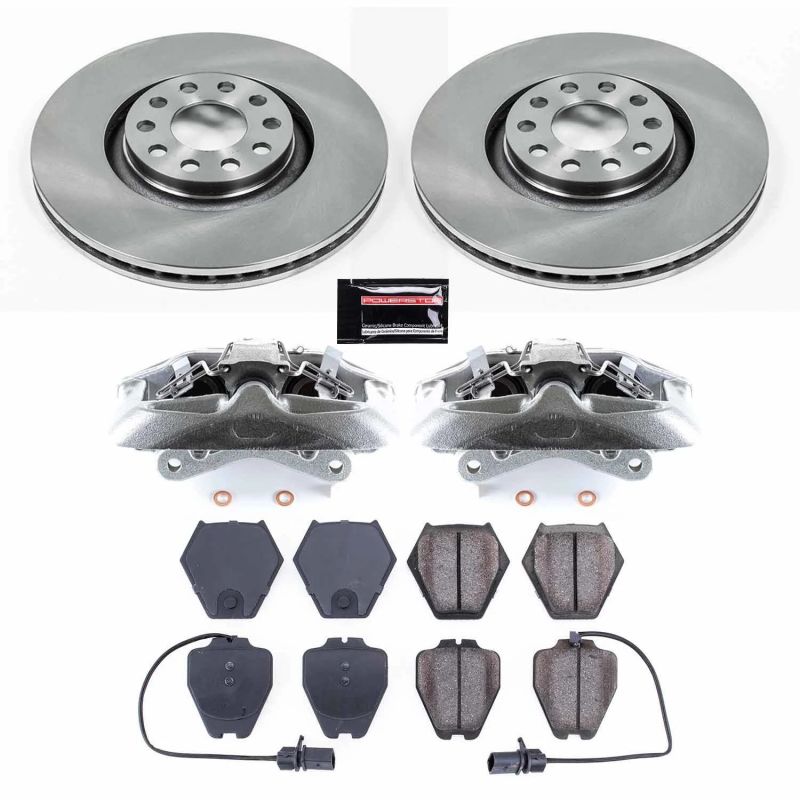 PSB Autospecialty Caliper - Power Stop 00-02 Audi S4 Front Autospecialty Kit w/Cals