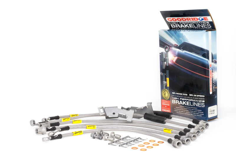 GR G-Stop Brake Line Kits - Goodridge 08-13 Chevrolet Silverado (w/ Rear Disc Brakes) SS Brake Lines