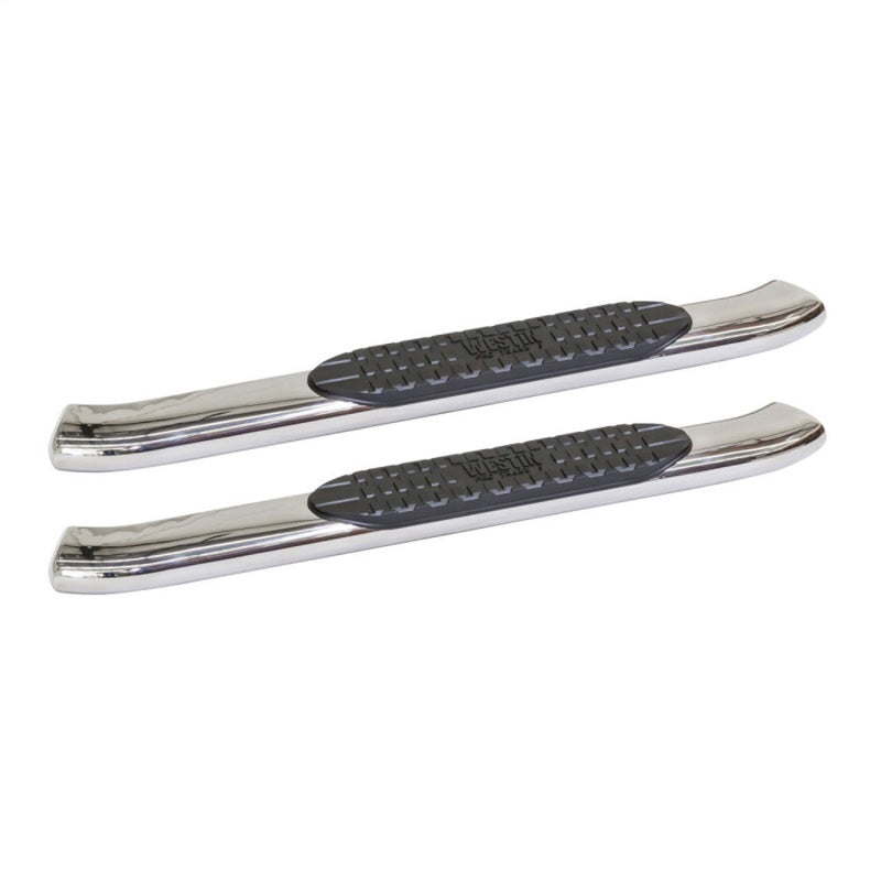 WES Nerf Bars - PRO TRAXX 5 - Westin 2015-2018 Chevy Silv 25/3500 Reg Cab Dsl (Rocker Mount) PRO TRAXX 5 Oval Nerf Step Bars - SS