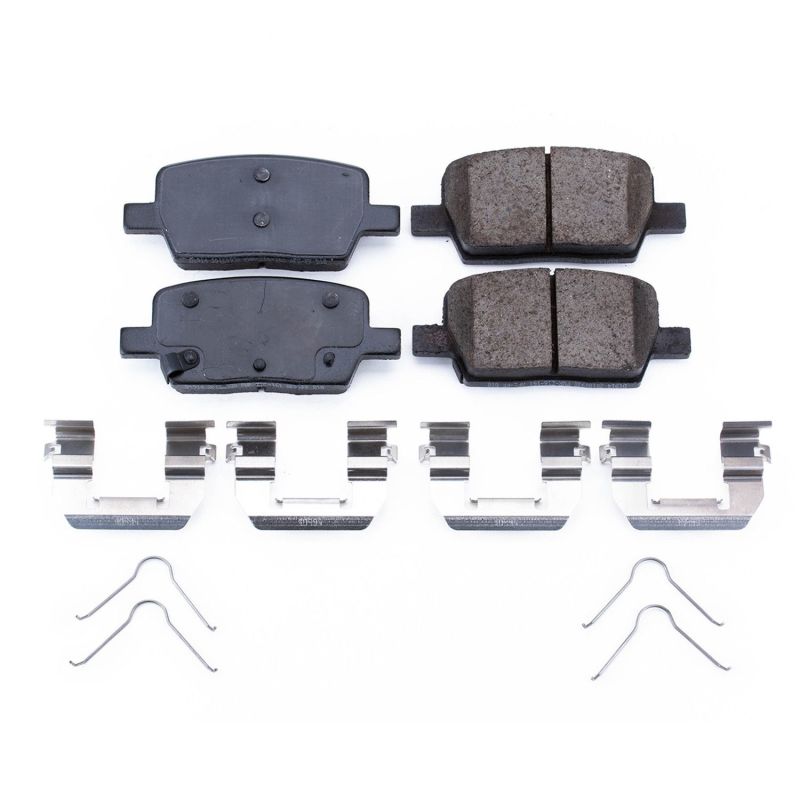 PSB Z17 Evolution Brake Pads - Power Stop 18-19 Buick Enclave Rear Z17 Evolution Ceramic Brake Pads w/Hardware