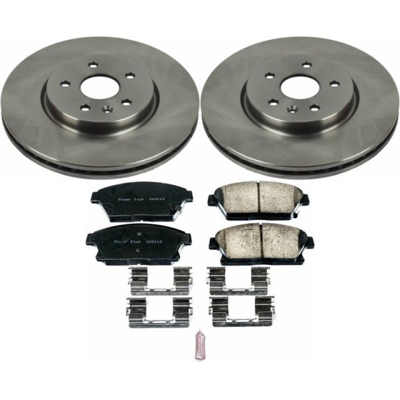 PSB Autospecialty Kit - Power Stop 15-16 Chevrolet Trax Front Autospecialty Brake Kit