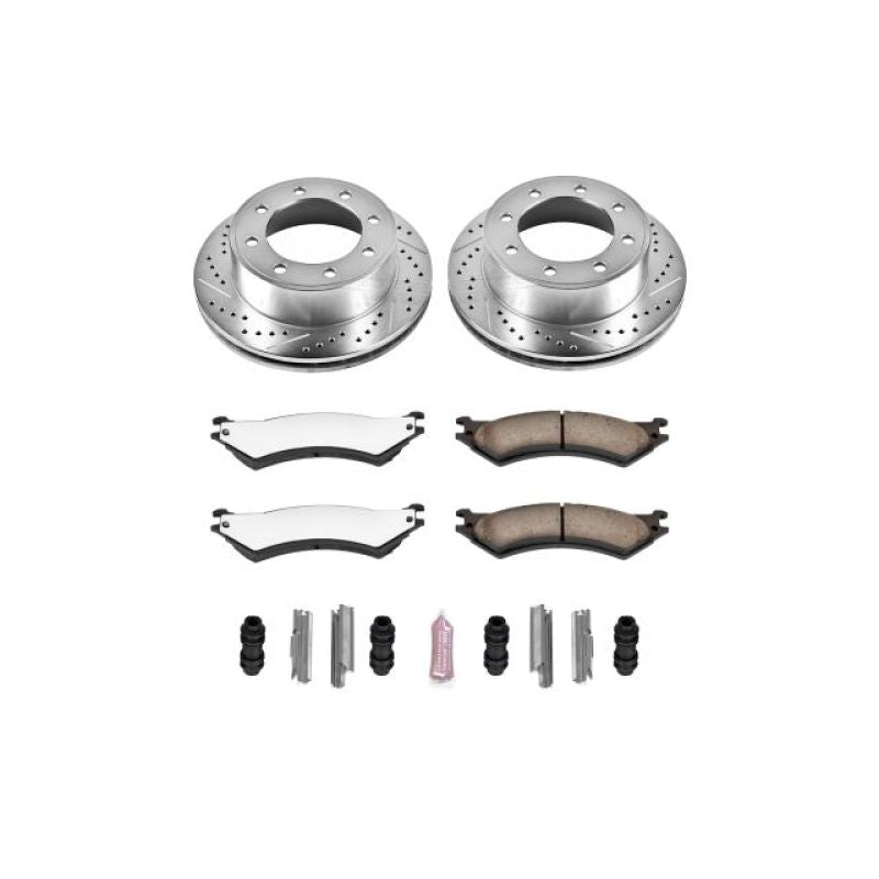 PSB Z36 Truck & Tow Kit - Power Stop 2007 Ford E-150 Rear Z36 Truck & Tow Brake Kit