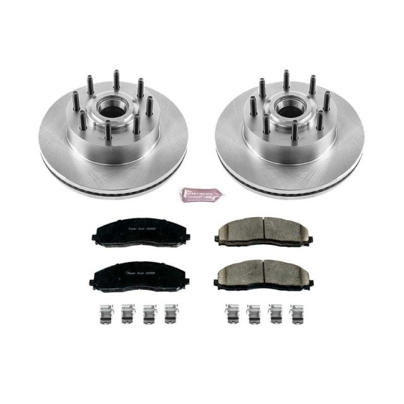PSB Autospecialty Rotor - Power Stop 13-22 Ford F-350 Super Duty Front Autospecialty Brake Kit