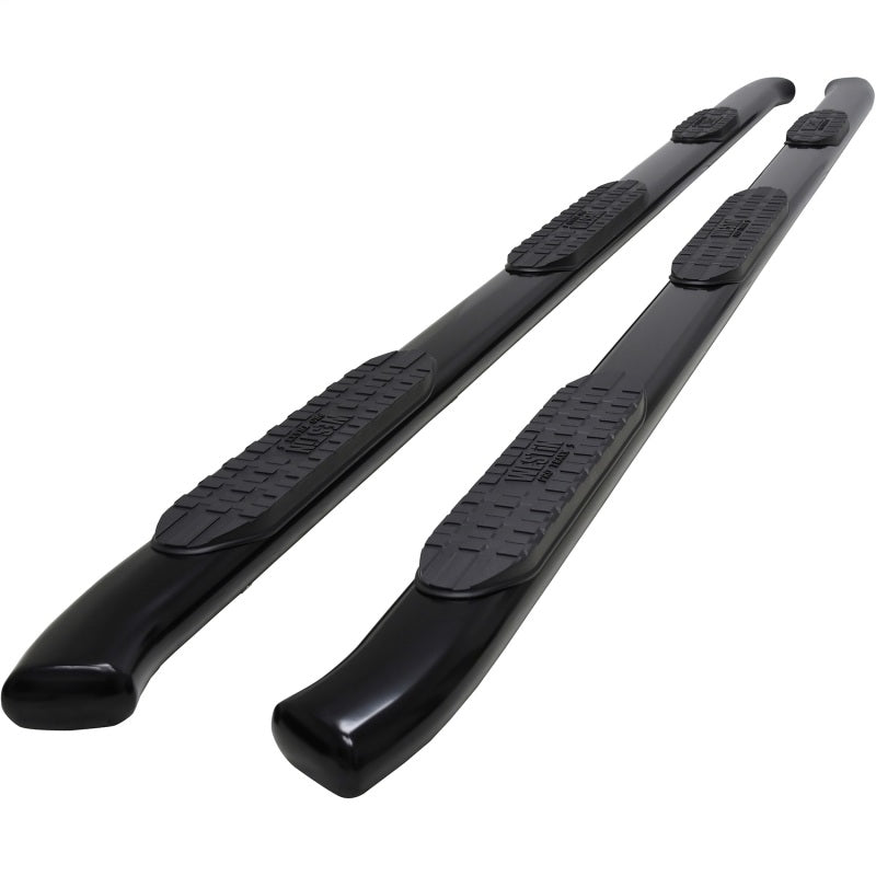 WES Nerf Bars - PRO TRAXX 5 - Westin 2020 Chevy Silverado 2500/3500 Crew Cab (8ft Bed) PRO TRAXX 5 Oval W2W Nerf Step Bars - Black