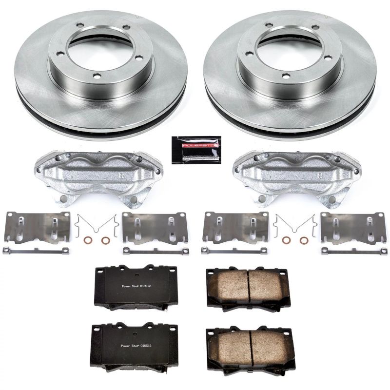 PSB Autospecialty Caliper - Power Stop 98-02 Toyota Land Cruiser Front Autospecialty Kit w/Cals