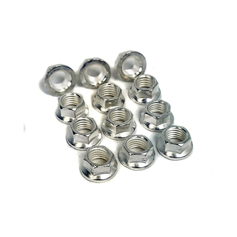 BAE Hardware - Baer Brakes Rotor Hardware, NAS Hex Locking Nuts & Washers - 12 Pack
