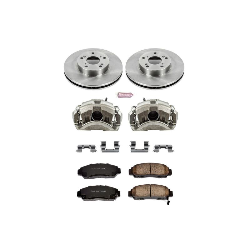 PSB Autospecialty Kit w/Cals - Power Stop 03-07 Honda Accord Front Autospecialty Brake Kit w/Calipers