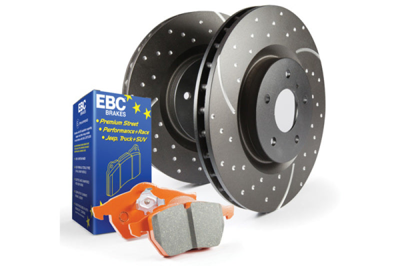 EBC GD Sport Rotor Sets - EBC S8 Brake Pad and Rotor Kit