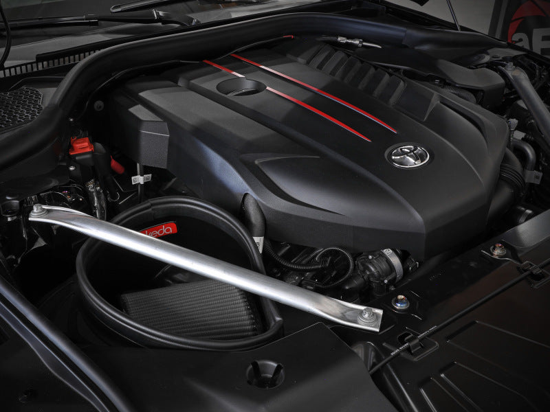 AFE Takeda Stage-2 Cold Air Intakes - aFe Takeda Intakes Stage-2 AIS w/ Pro DRY S Media 20-22 Toyota GR Supra (A90) L6-3.0L (t) B58