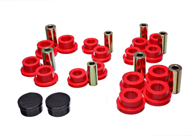 ES Cntrl Arm Bushings - Red - Energy Suspension 2016 Mazda Miata Red Front Control Arm Bushing Set