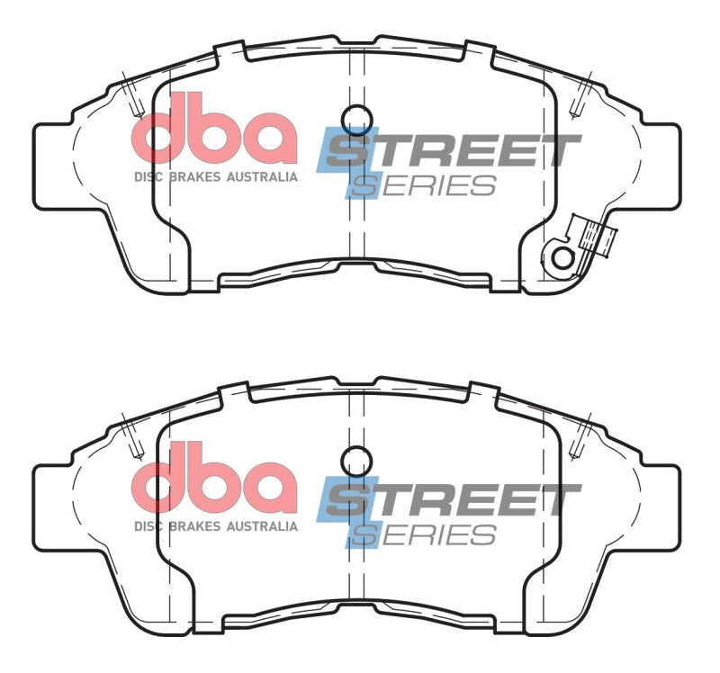 DBA Street Series Brake Pads - DBA 93-97 Geo Prism Street Series Front Brake Pads