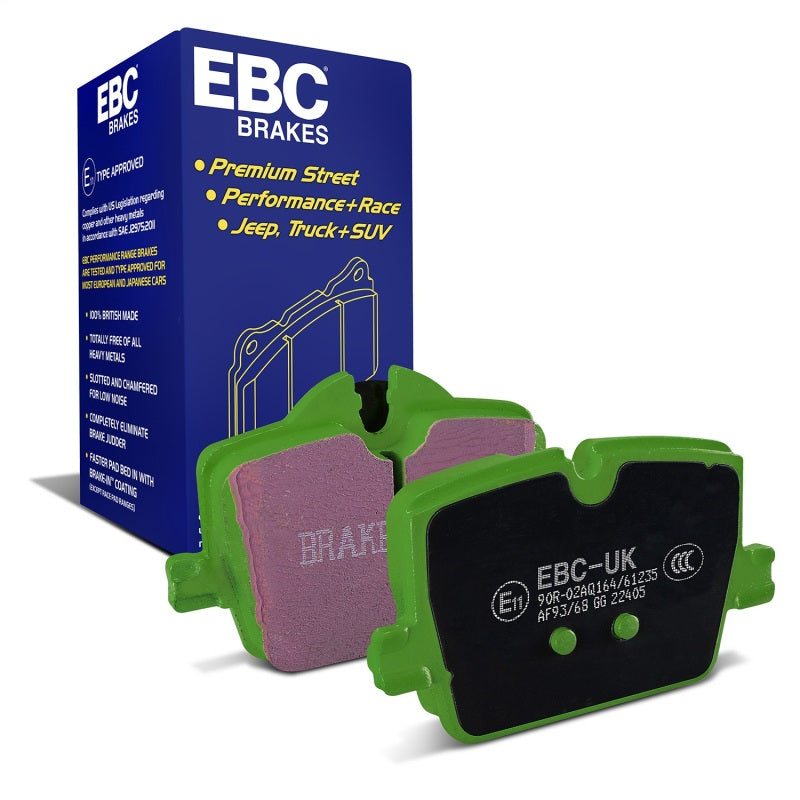EBC Greenstuff Brake Pad Sets - EBC 2019+ BMW Z4 G29 2.0T Greenstuff Rear Brake Pads