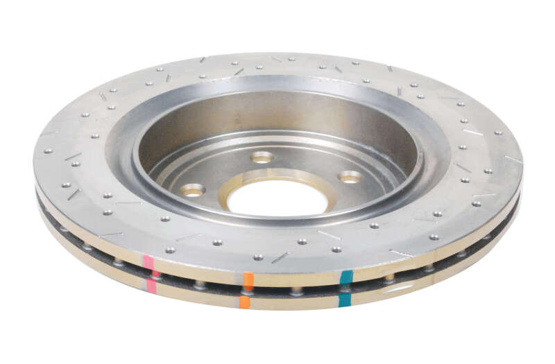 DBA 4000 Slot&Drill Rotors - DBA 05-12 Corvette C6 w/Z51 pkg Rear Drilled & Slotted 4000 Series Rotor