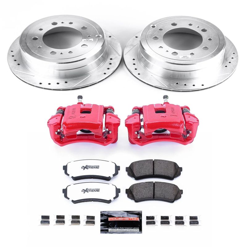 PSB Z36 Truck & Tow Kit - Power Stop 98-07 Toyota Land Cruiser Rear Z36 Truck&Tow Kit w/Cals