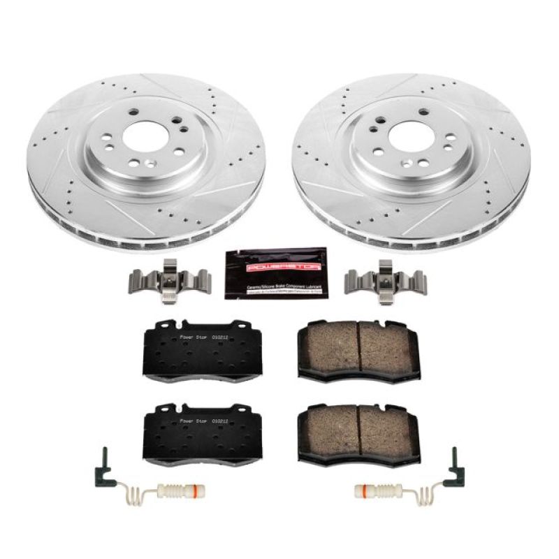 PSB Z23 Evolution Kit - Power Stop 00-03 Mercedes-Benz ML55 AMG Front Z23 Evolution Sport Brake Kit