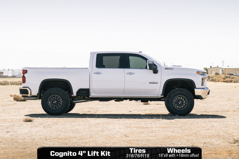 COG Lift Kit - Elite - Cognito 20-24 Chevy/GMC Silv/Sierra 2500/3500 HD 2WD/4WD 4in Elite Lift Kit w/ Elka 2.5 RR Shocks