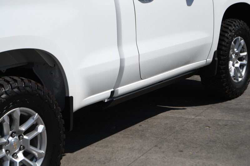 GOR RealTruck VoltStep Running Boards - RealTruck 19-24 Chevy Silverado Standard Cab 2dr VoltStep Electric Running Board Kit-Textured Black