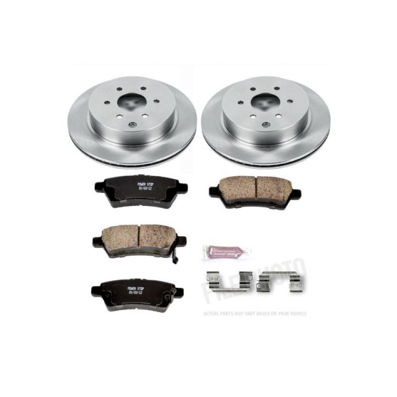 PSB Autospecialty Kit - Power Stop 05-12 Nissan Pathfinder Rear Autospecialty Brake Kit