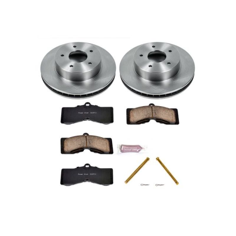 PSB Autospecialty Kit - Power Stop 63-82 Chevrolet Corvette Front Autospecialty Brake Kit
