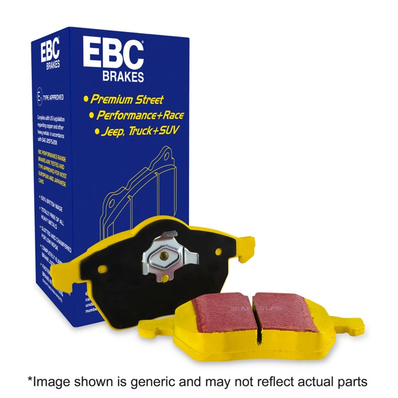 EBC Yellowstuff Brake Pad Sets - EBC 05-09 Chrysler 300 2.7 Yellowstuff Rear Brake Pads
