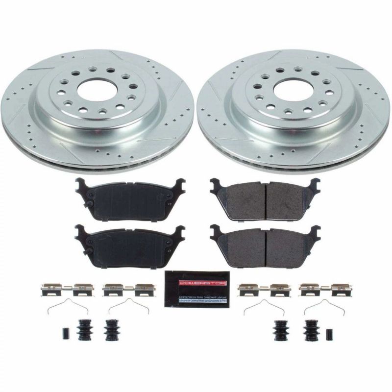 PSB Z23 Evolution Kit - Power Stop 2019 Ram 1500 Rear Z23 Evolution Sport Brake Kit