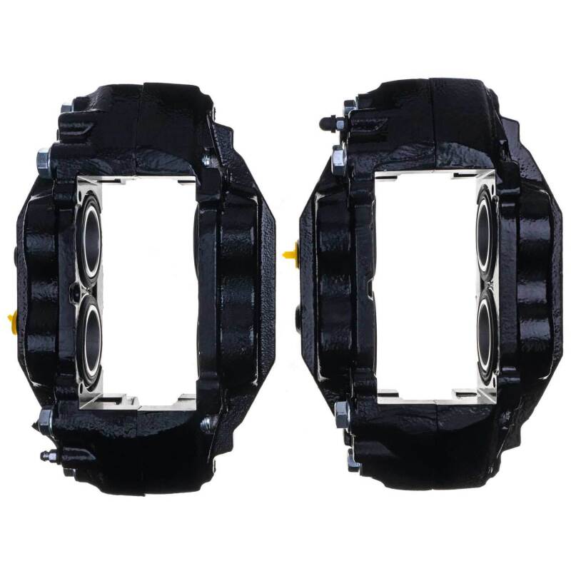 PSB Black Calipers - Power Stop 07-15 Toyota Tundra Front Black Caliper Pair w/o Bracket
