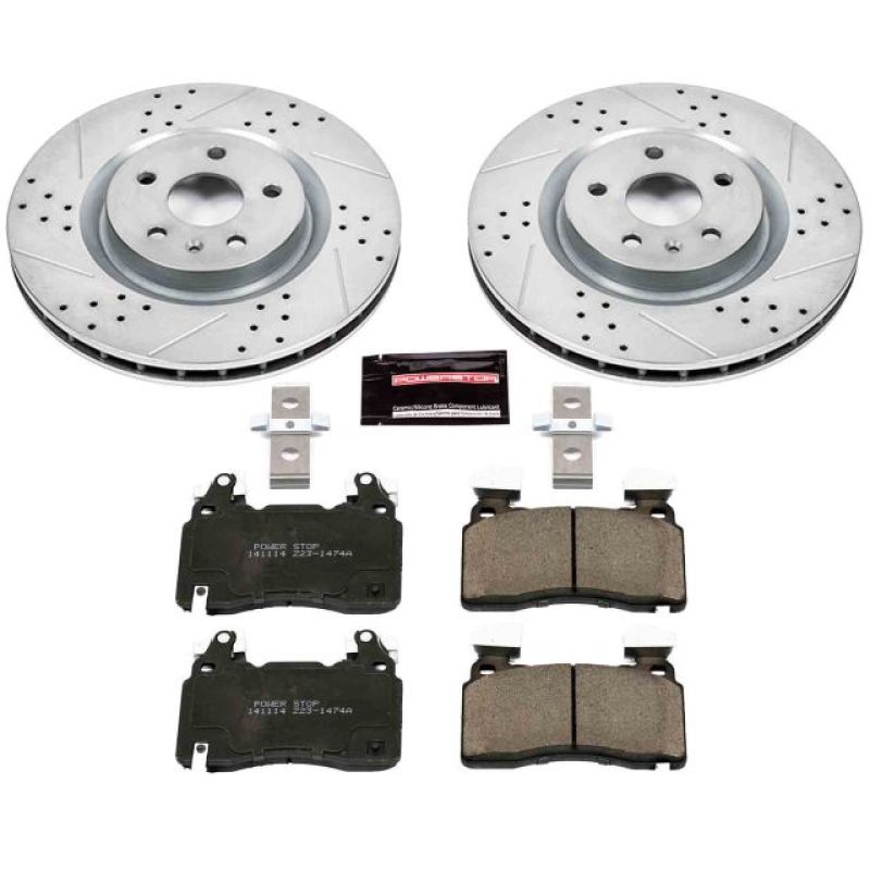 PSB Z23 Evolution Kit - Power Stop 14-17 Chevrolet SS Front Z23 Evolution Sport Brake Kit