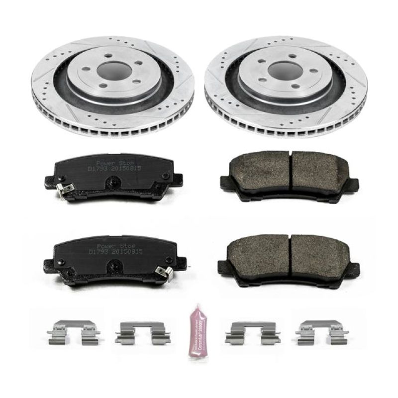 PSB Z23 Evolution Kit - Power Stop 15-19 Ford Mustang Rear Z23 Evolution Sport Brake Kit