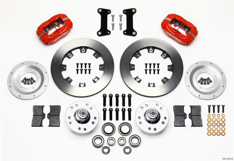 WIL Dynalite Brake Kit - Wilwood Forged Dynalite Front Kit 12.19in Red 82-92 Camaro//Firebird