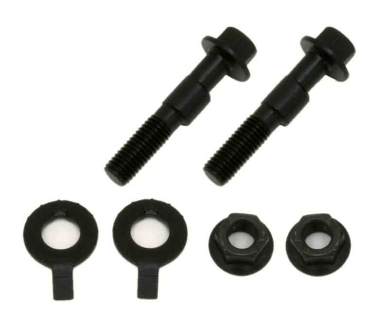 BMR Camber Bolts - BMR 05-14 S197 Mustang Front Camber Bolts (2 Degree Offset) - Black