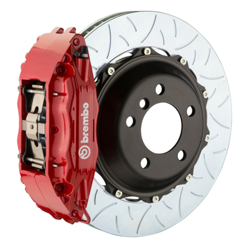 BRB Big Brake Kits - Brembo 00-03 M5/97-03 5-Series Front GT BBK 4 Piston Cast 2pc 355x32 2pc Rotor Slotted Type3-Red