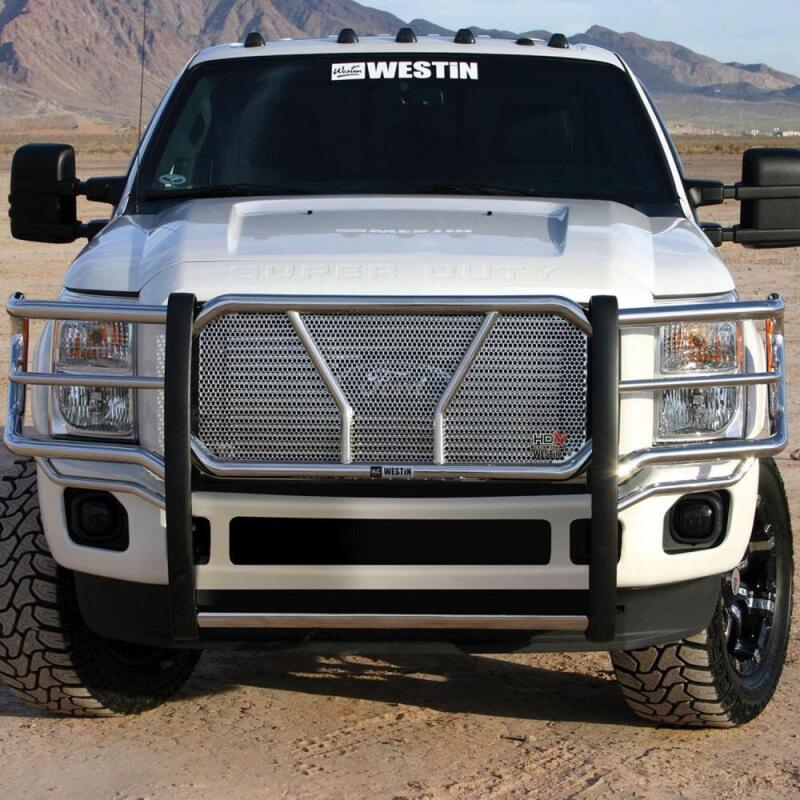 WES HDX Grille Guards - Westin 2011-2016 Ford F-250/350HD Super Duty HDX Grille Guard - SS
