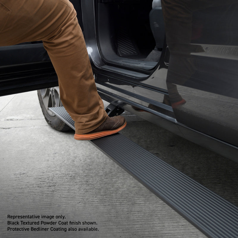 GOR RealTruck VoltStep Running Boards - RealTruck 15-24 Ford F-150 SC 4dr 4dr VoltStep Electric Running Board Kit - Bedliner Coating