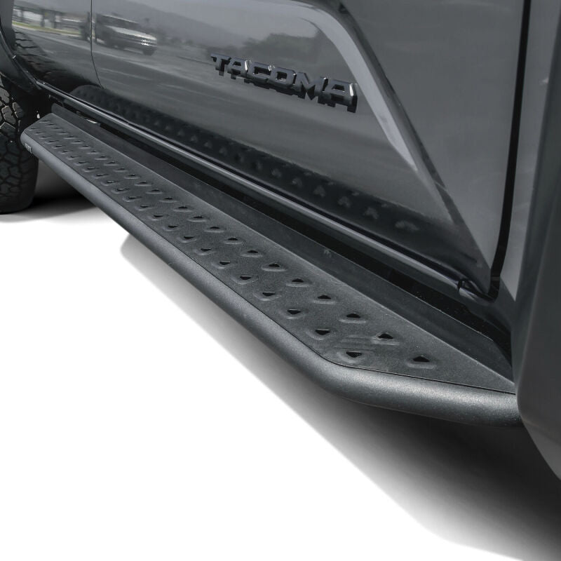 WES Running Boards - Outlaw - Westin 2024 Toyota Tacoma Double Cab Outlaw Running Boards - Textured Black
