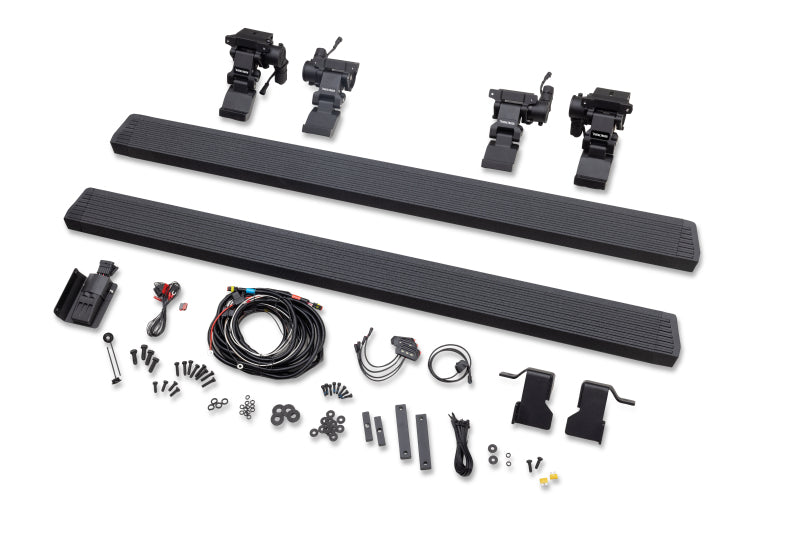 GOR RealTruck VoltStep Running Boards - RealTruck 18-24 Jeep Wrangler 4dr VoltStep Electric Running Board Kit - Bedliner Coating