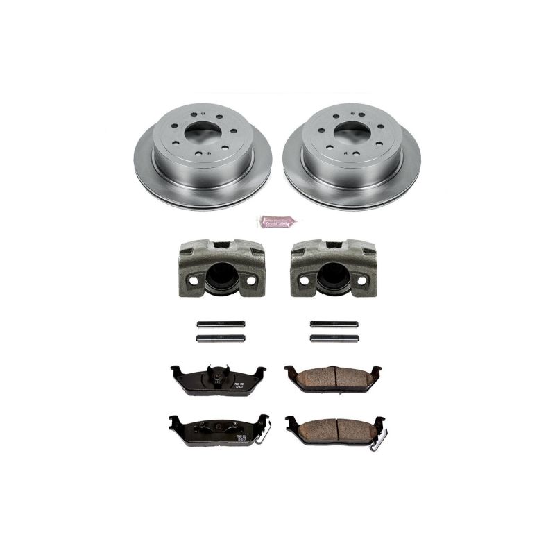 PSB Autospecialty Kit w/Cals - Power Stop 04-11 Ford F-150 Rear Autospecialty Brake Kit w/Calipers