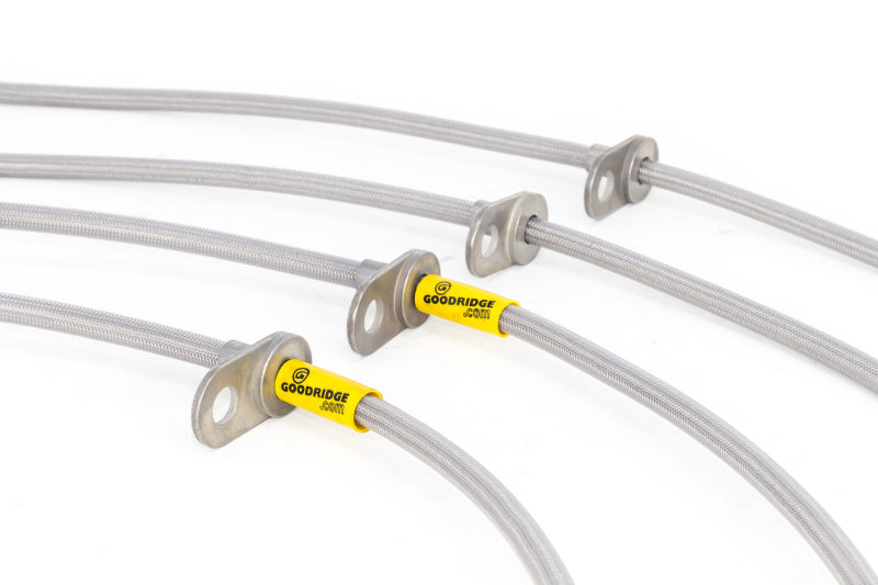 GR G-Stop Brake Line Kits - Goodridge 17-21 Honda Civic Hatchback Stainless Steel Brake Line Kit