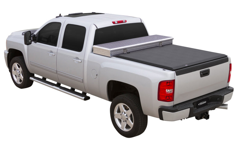 ACC Toolbox Roll-Up Cover - Access Toolbox 07-19 Tundra 8ft Bed (w/ Deck Rail) Roll-Up Cover