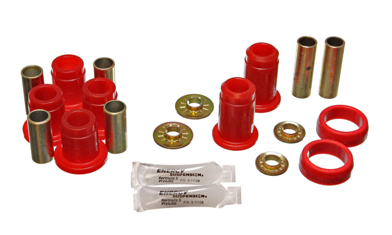 ES Cntrl Arm Bushings - Red - Energy Suspension Chrysler F/J/M Body RWD Red Front Control Arm Bushing Set